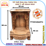 Bàn thờ thần tài ông địa xoan đào