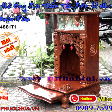 Tủ Thờ Tài Địa Xoan Đào Điện Tử Như ý - Ảnh 3