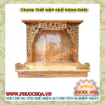Trang Thờ Hộp Chữ Xoan Đào