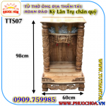 tủ thờ thần tài - ông địa gỗ xoan đào