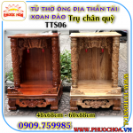 Tủ Thờ Thần Tài Ông Địa Trụ Rồng