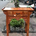 Bàn Thờ Phật-Gia Tiên Gõ Đỏ 1 tầng 1m07