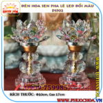 Đèn hoa sen pha lê đổi màu DS502