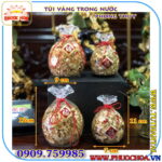 Túi tiền vàng nước phong thuỷ