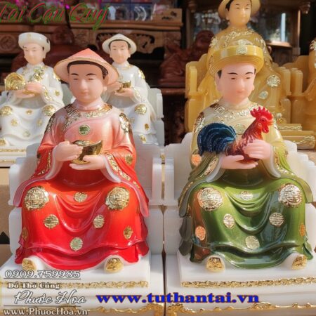 Tượng Cậu Tài Cậu Quý (Nhị vị công tử) Đá cao cấp - Ảnh 4