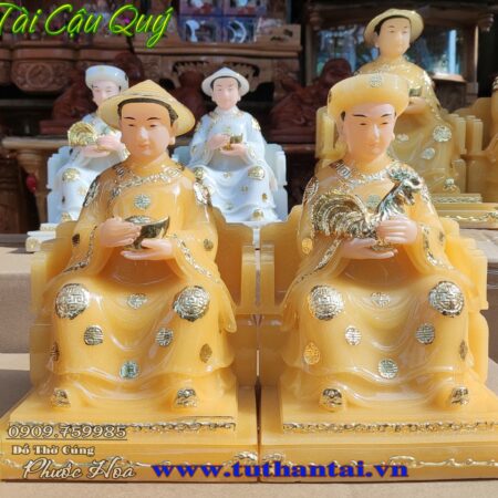 Tượng Cậu Tài Cậu Quý (Nhị vị công tử) Đá cao cấp - Ảnh 3