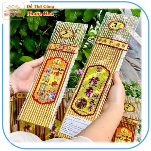 Nhang nở hoa 6 cánh vàng kim