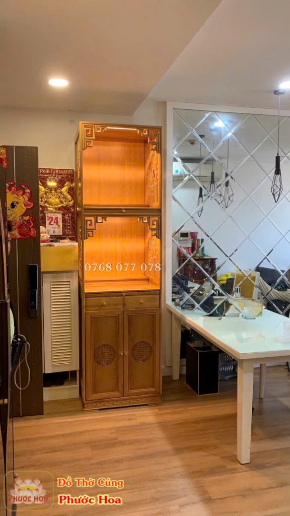 Quy trình đặt tủ thờ 3 tầng