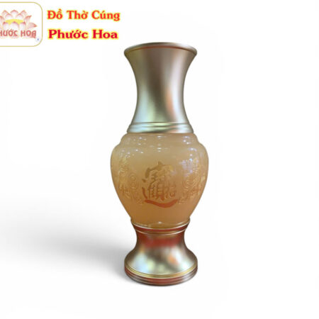 Bình hoa đá vàng