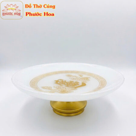 Dĩa đá trắng cao cấp