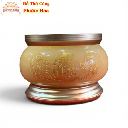 Lư hương đá vàng