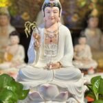 TƯỢNG QUAN ÂM SỨ TRẮNG GY053