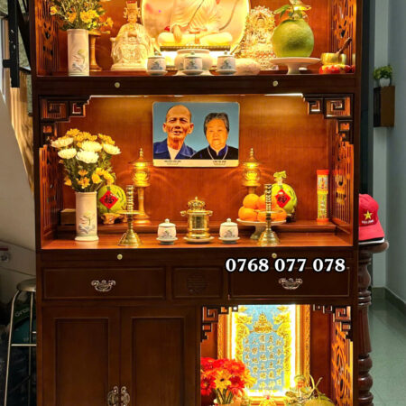 Tủ thờ 3 tầng dành cho người lớn tuổi
